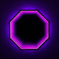 3D Achteck Infinity Mirror Light - Wandleuchte Wandleuchte
