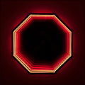 3D Achteck Infinity Mirror Light - Wandleuchte Wandleuchte
