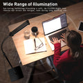 Mojimdo 120 LED Stehlampe, helle Stehlampen für Wohnzimmer, 3 Farbmodi & 10 Helligkeiten 3000K-6000K Standlicht, Schwanenhals Leselampe mit Touch Control für Schlafzimmer Büro