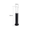 Acryluma - Moderne Säulenlampe Stil A / Warmweiß Wegeleuchte Außen