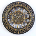 Antike Eleganz Wanduhr - Klassisches Design Mit Charmanten Details Gold Wanduhr