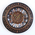 Antike Eleganz Wanduhr - Klassisches Design Mit Charmanten Details Kupfer Wanduhr