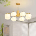 baumwollkugel-kronleuchter-Deckenlampen-holz-modern-skandinavisch-xluxmina