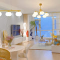 baumwollkugel-kronleuchter-Deckenlampen-holz-modern-skandinavisch-xluxmina