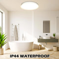 Deckenlampe LED Deckenleuchte Ø28cm 24W 4000K 2000LM IP44 Wasserfest Rund Badezimmer Lampe Badlampe Decke Küchenlampen
