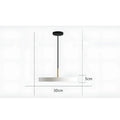 Elegantlight - Modernes Led-Hängeleuchte Weiß / 30Cm Warmes Deckenlampe