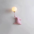 Fateh Design Bären Led Wandlampe Rosa / Vorne Wandleuchte