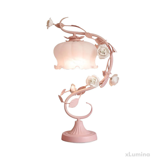 floralux-tischlampe-mit-keramikrose-pastorale-stil-tischleuchte-innenbeleuchtung-xlumina