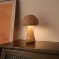 Gloeimush - Einzigartige Kabellose Pilzlampe Buchenholz Tischlampe