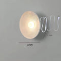 Japanische Wandleuchte Zenlicht - Minimalistisches Design Aus Bambus Weiß Steckerschalter /