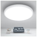 JONMONSM Led Deckenleuchte Flach 25W IP54 Wasserfest Ø30cm 2000LM 6500k Rund Lamp Deckenlampen für Badezimmer