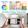 JONMONSM Led Deckenleuchte Flach 25W IP54 Wasserfest Ø30cm 2000LM 6500k Rund Lamp Deckenlampen für Badezimmer