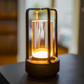 Kristall-Laterne: Elegante Tischlampe Mit Dimmer Und Touch-Technologie