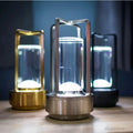Kristall-Laterne: Elegante Tischlampe Mit Dimmer Und Touch-Technologie