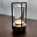Kristall-Laterne: Elegante Tischlampe Mit Dimmer Und Touch-Technologie