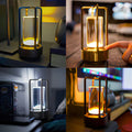 Kristall-Laterne: Elegante Tischlampe Mit Dimmer Und Touch-Technologie