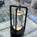 Kristall-Laterne: Elegante Tischlampe Mit Dimmer Und Touch-Technologie