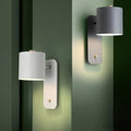 moderne-led-wandleuchte-mit-schalter-innenbeleuchtung-schwarz-weiss-grau-9W-xlumina