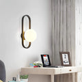 lichtkreis-moderne-wandlampe-mit-glaskugel-weiss-schwarz-gold-22cm-28cm-wandbeleuchtung-led-xlumina4