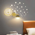 Littlebeam Led-Wandleuchte - Kompakte Und Moderne Wandlampe Gold Links Wandleuchte