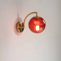 Lumicrystal - Moderne Glaswandleuchte Mit Led Rot Wandleuchte