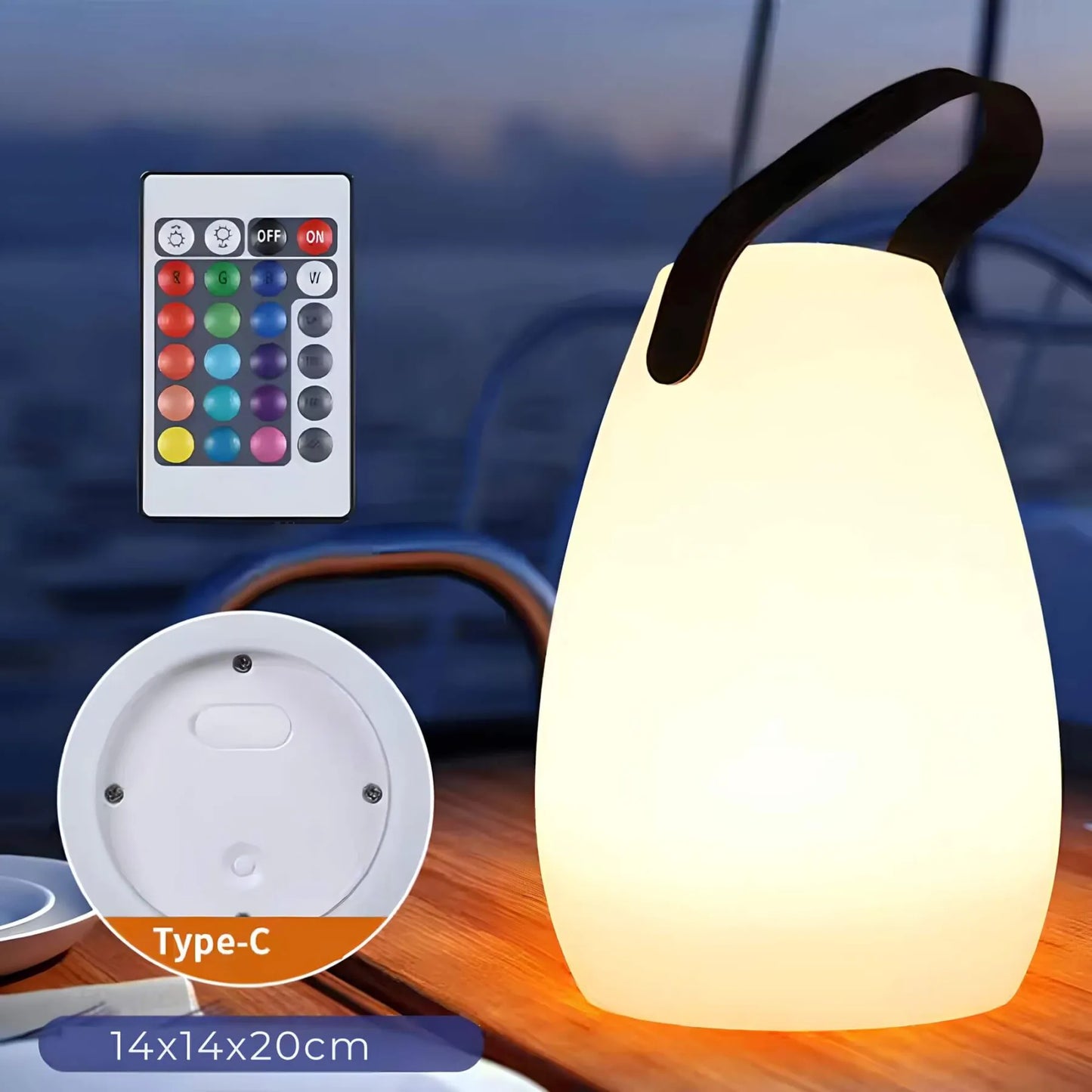 Lumishade - Led Tischlampe Mit Farbwechsel D