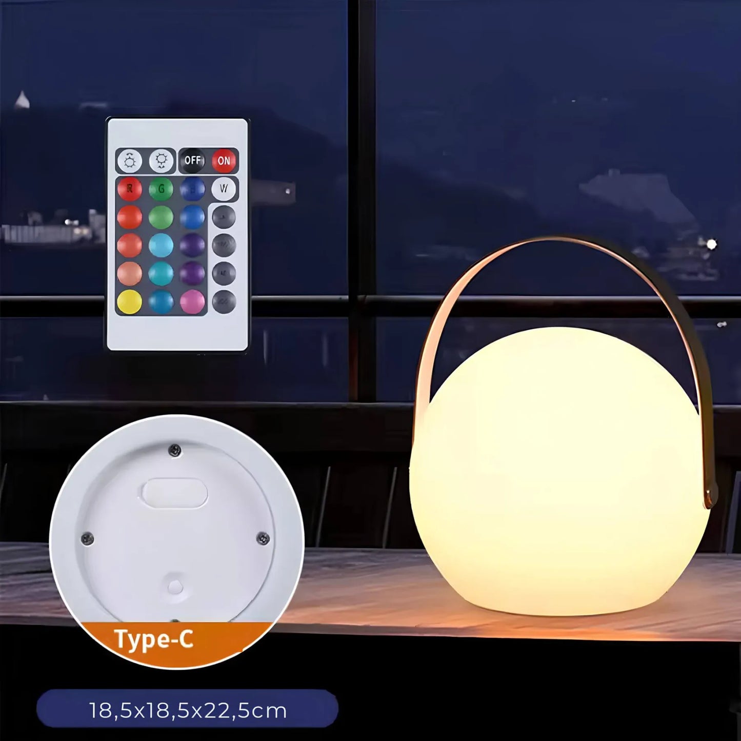 Lumishade - Led Tischlampe Mit Farbwechsel E