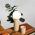 Marble Glow - Tischlampe Mit Marmor-Sockel