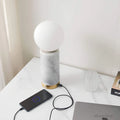 Marble Glow - Tischlampe Mit Marmor-Sockel