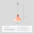 Medievalsimplicity - Gläserne Deckenlampen Pfirsich / Warmes Weiß Deckenlampe