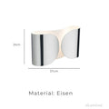 modalume-led-wandleuchte-schwarz-weiss-aluminium-matt-modern-warmweiss-3000K-xlumina