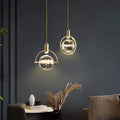 Modern Ring Crystal - Led Pendelleuchte Deckenlampe