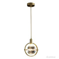 Modern Ring Crystal - Led Pendelleuchte Deckenlampe