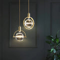 Modern Ring Crystal - Led Pendelleuchte Deckenlampe