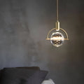 Modern Ring Crystal - Led Pendelleuchte Halbring Deckenlampe