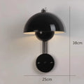 Nightbloom - Moderne Wandleuchte Mit Pilzdesign Schwarz Wandleuchte
