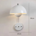 Nightbloom - Moderne Wandleuchte Mit Pilzdesign Weiß Wandleuchte
