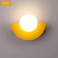 Nordic-Led-Wandleuchte - Minimalistische Wandbeleuchtung Gelb / Warmweiß Wandleuchte
