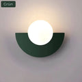 Nordic-Led-Wandleuchte - Minimalistische Wandbeleuchtung Grün / Warmweiß Wandleuchte