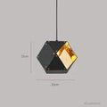 Nordic Modern Luxury Retro Pendelleuchte - Schwarzes Schmiedeeisen Deckenlampe