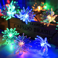 Peachparadise - Led Lichterkette Für Außen 5M / Chrysantheme Bunt Außenleuchte Lichterkette