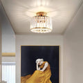Radiantcrystal - Luxuriöse Kristall Deckenleuchte Gold Deckenlampe