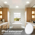 slochi Deckenlampe LED Deckenleuchte Flach 3Farben - 3000K/4000K/6500K IP44 Wasserfest Rund Badlampe Decke 15W 1500LM