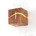 Solidwood Cube Wandleuchte Wandleuchte