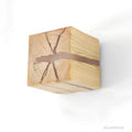 Solidwood Cube Wandleuchte Wandleuchte