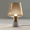 Steelbeam - Industrielle Tischlampe Bernstein / D20Xh30Cm