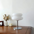 Sweetglow - Macaron Glas-Tischleuchte Weiß Tischlampe