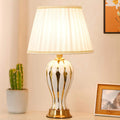 Vintage Americana - Schreibtischlampe Weiß Tischlampe