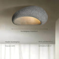 Wabisabiglow - Deckenleuchte D45Cm / Dunkelgrau Deckenlampe