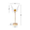 Junerain Blume Tischlampe,Schmetterling LED-Nachtlicht,Blume LED-Schlafzimmer Atmosphäre Licht 180-Grad-verstellbaren Lampenschirm,Geschenk for Sie Geburtstag,Urlaub,Party,Hochzeit, Raumdekoration
